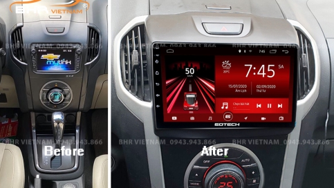 Màn hình DVD Android xe Chevrolet Colorado 2011 - 2015 | Gotech GT8 